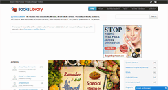 Desktop Screenshot of bookslibrary.net